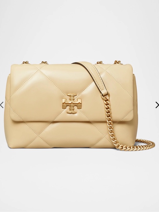 Tory Burch Handbags - Tory Burch Quilted Shoulder Bag in Creamy Yellow with Gold Hardware